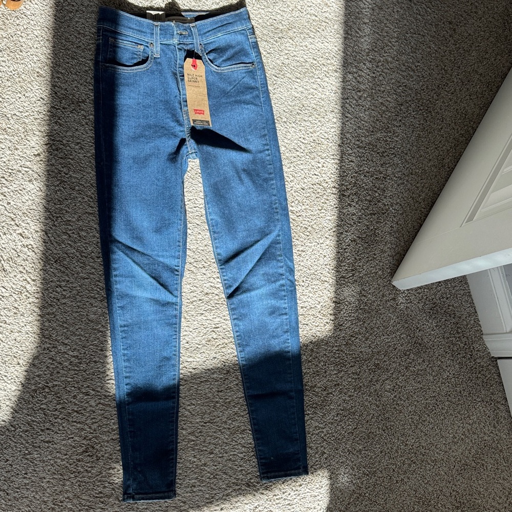 Levi's Women's Dark Blue Skinny Jeans